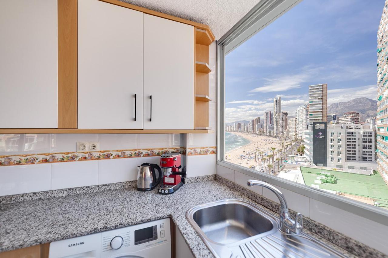 Levante Sunset Front Line Apartment Almadraba Benidorm Eksteriør billede